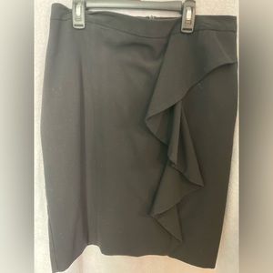 Pencil skirt.  Black.